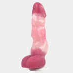 Cater Killer Wolf Suction Cup Pink Dildo 9 Inches