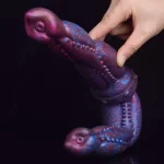 Dragonica Purple Double Side Dildo 17 Inches