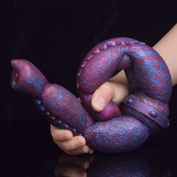 Dragonica Purple Double Side Dildo 17 Inches