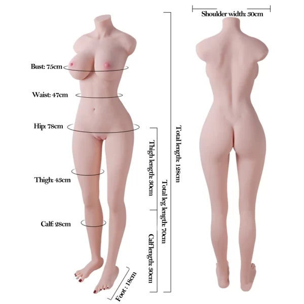 Japanese Full Body Male Sex Doll Torso
