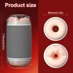 Anesidora Double Side Blow Job Toy Premium Silicone