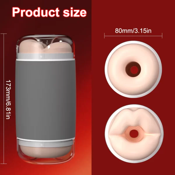 Anesidora Double Side Blow Job Toy Premium Silicone