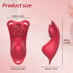 Anesidora Public Vibrator Rose Design with Remote