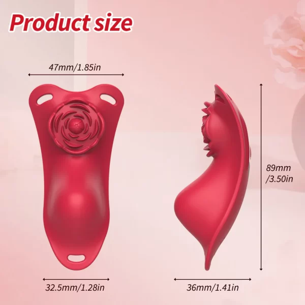 Anesidora Public Vibrator Rose Design with Remote