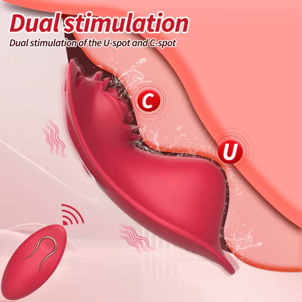 Anesidora Public Vibrator Rose Design with Remote