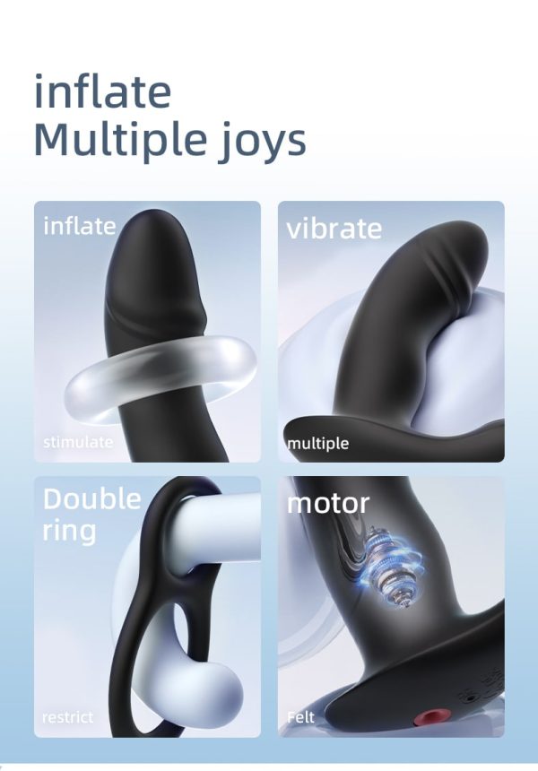 Anesidora Remote Control Inflatable Butt Plug