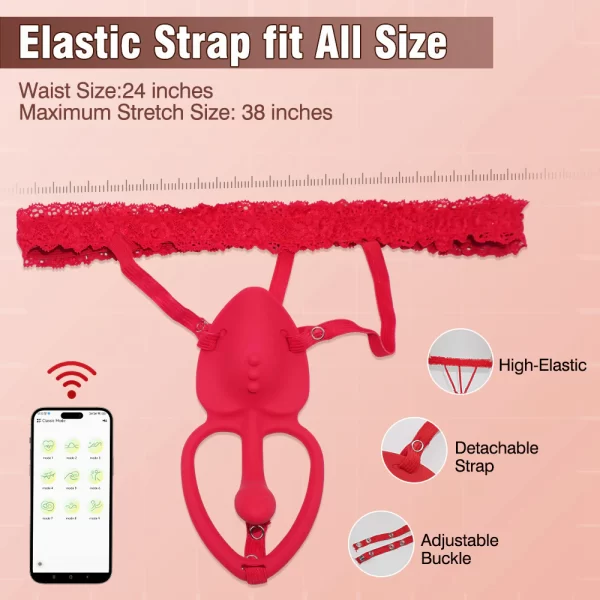 Anesidora Rose APP Controlled Couples Vibrator