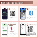 Anesidora Rose APP Controlled Couples Vibrator