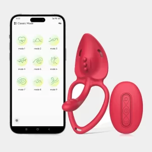 Anesidora Rose APP Controlled Couples Vibrator