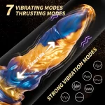 Anesidora Thrusting Dragon Dildo Vibrator 9 Inches