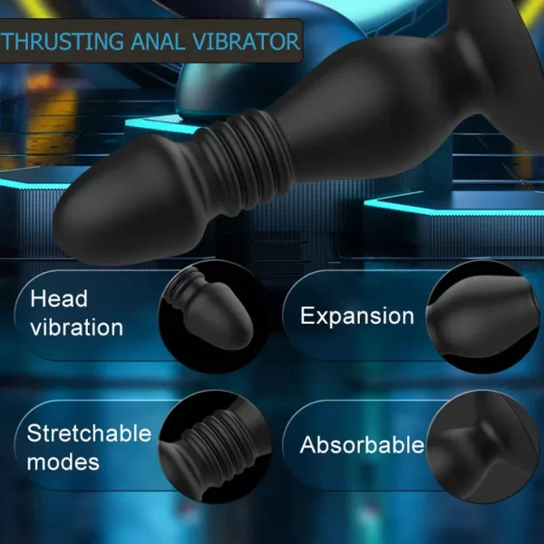 Anesidora Thrusting Prostate Massager With Suction Cup