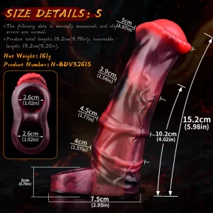 Anesidora Vibrating Horse Cock Sleeve 7 Inches (1)