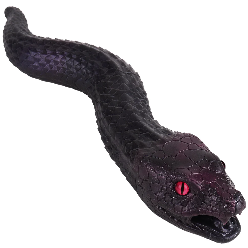Black Manba Animal Silicone Male Stroker