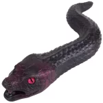 Black Manba Animal Silicone Male Stroker
