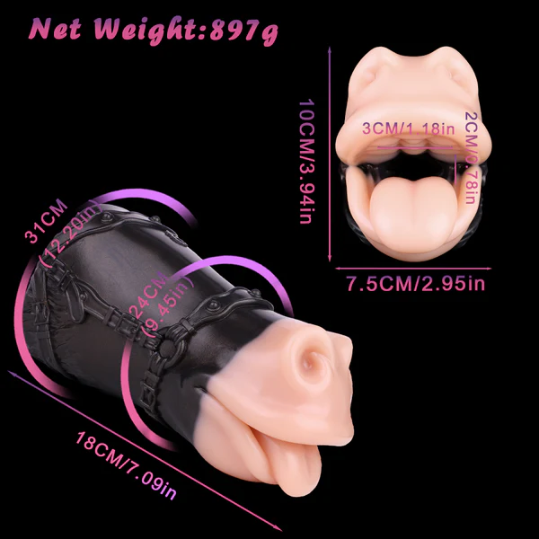 Blowjob Horse Realistic Mouth Masturbator for Men