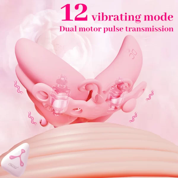 Butterfly Nipple Clamps 12 Vibration Modes
