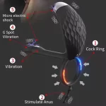 Electric Shock Cock Ring Electro Stimulation Penis