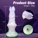 Fantasy Dragon Laying Egg Dildo 7.87 Inches