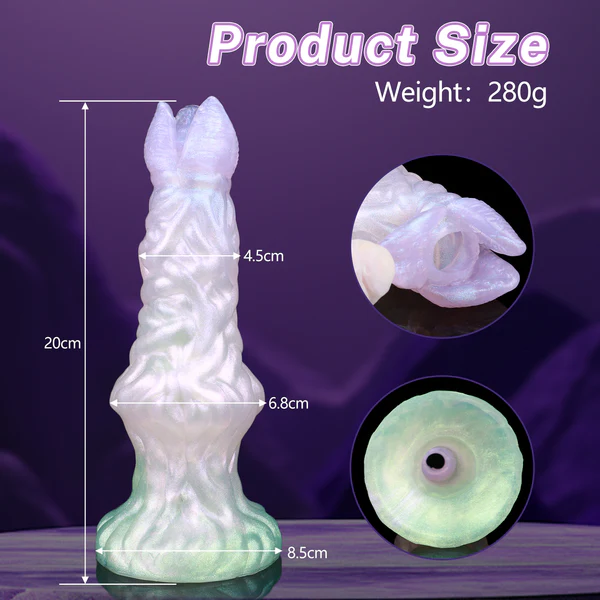 Fantasy Dragon Laying Egg Dildo 7.87 Inches