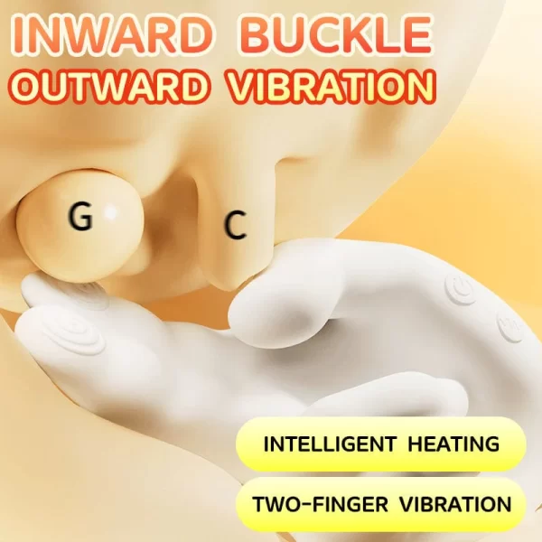 Golden Hand Vibrator for Clit and G-Spot