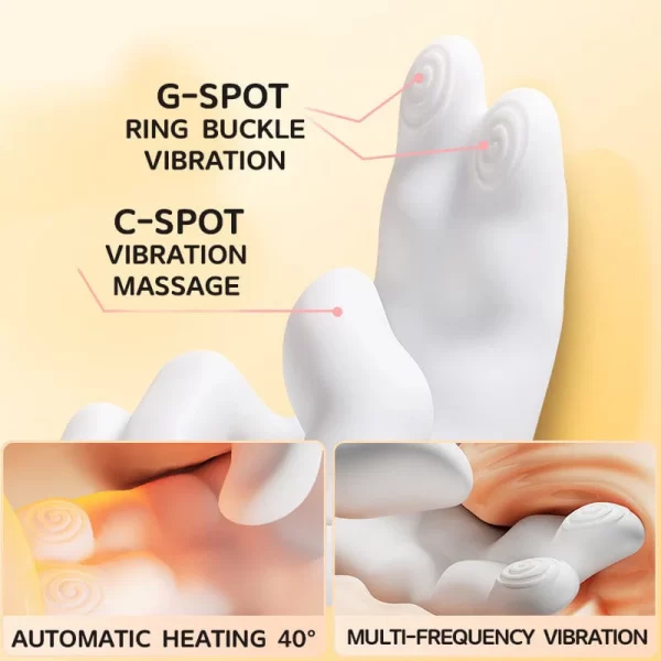 Golden Hand Vibrator for Clit and G-Spot