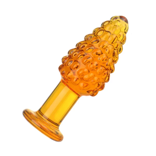 Golden Pineapple Delight Butt Plug 4.3 Inches