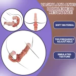 Horse Strapless Pegging Dildo With Belt 9 Inches