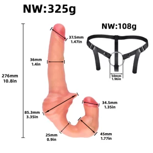 Knot Pegging Dildo Realistic Design 10 Inches (6)