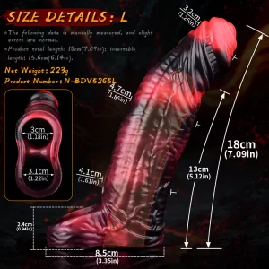 Monster Cock Sleeve 10 Vibration Modes