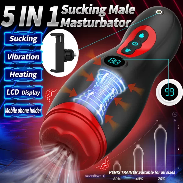 Sexy Lips Blowjob Sucking Masturbator for Men