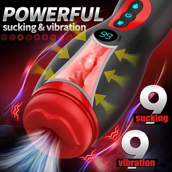 Sexy Lips Blowjob Sucking Masturbator for Men