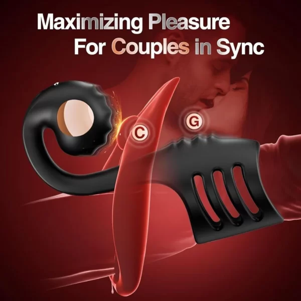 Snail Penis Ring Vibrating Remote Control
