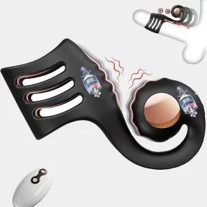 Snail Penis Ring Vibrating Remote Control