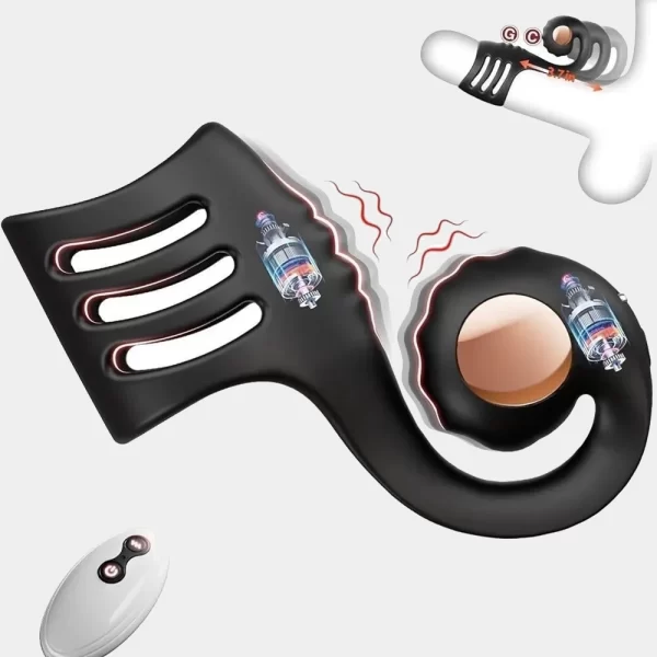 Snail Penis Ring Vibrating Remote Control