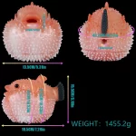 Toxic Pufferfish Silicone Animal Pocket Pussy