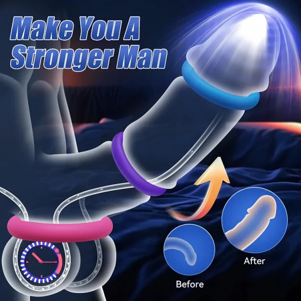 Tripple Siliocne Penis Rings Different Sizes