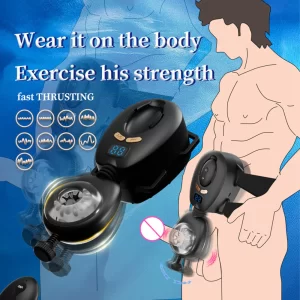 Wearable Male Masturbator Wireless Remote Control