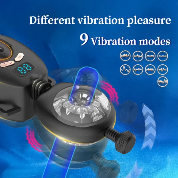 Wearable Male Masturbator Wireless Remote Control