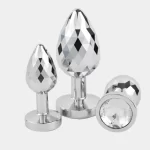 Anesidora Diamond Shaped Butt Plug Jewelled 3-Piece Set