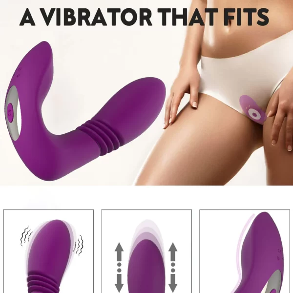 Anesidora Wearable Thrusting Vibrator Dual Stimulation