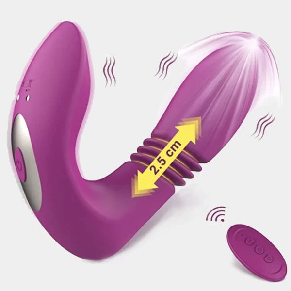 Anesidora Wearable Thrusting Vibrator Dual Stimulation