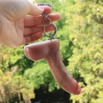 Keychain Dildo Realistic Design Premium Silicone