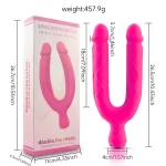 Lifelike Design Vibrating Realistic Double Dildo 7 Inches