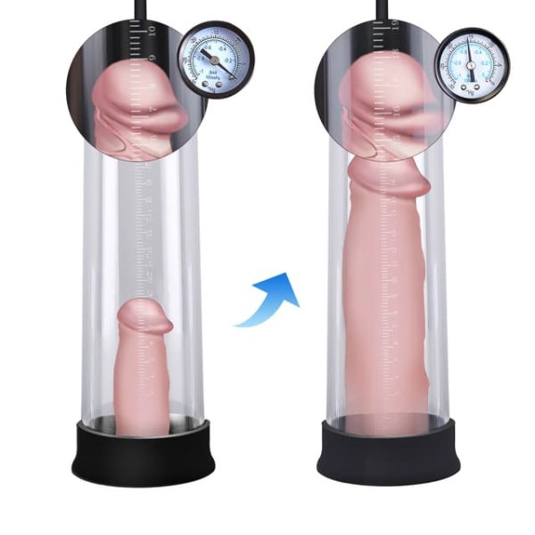 Manual Vacuum Penis Pump With Lifelike Vagina