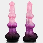 Purple Horse Dildo Knotted 10 Inches