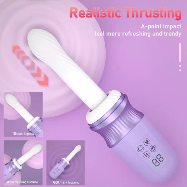 Violet - Small Affortable Dildo Machine Whisper-Quiet