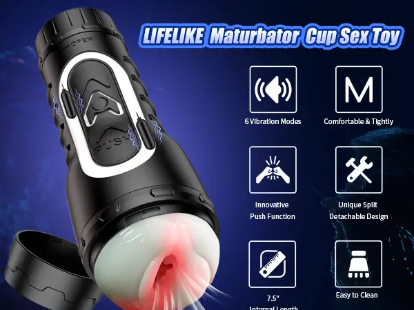 Easy Clean Pocket Pussy Fleshlight Detachable Design
