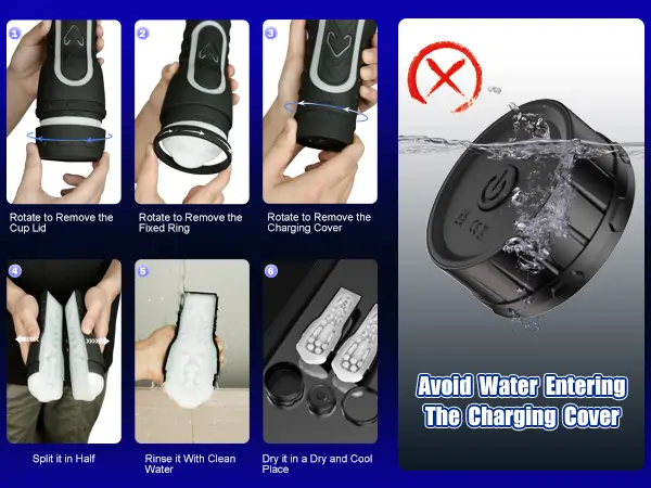 Easy Clean Pocket Pussy Fleshlight Detachable Design