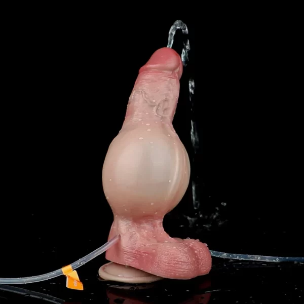 Anesidora Realistic Inflatable Cumming Dildo 8 Inches