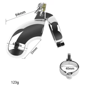 Anesidora Classic Small Metal Chastity Cage With Lock